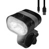 LED Bike Head Light USB Rechargeable Waterproof Front Light 3200mAh