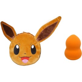 FashionFritz & Little Bitz Eevee Plush Makeup Bag with Beauty Blender bundle