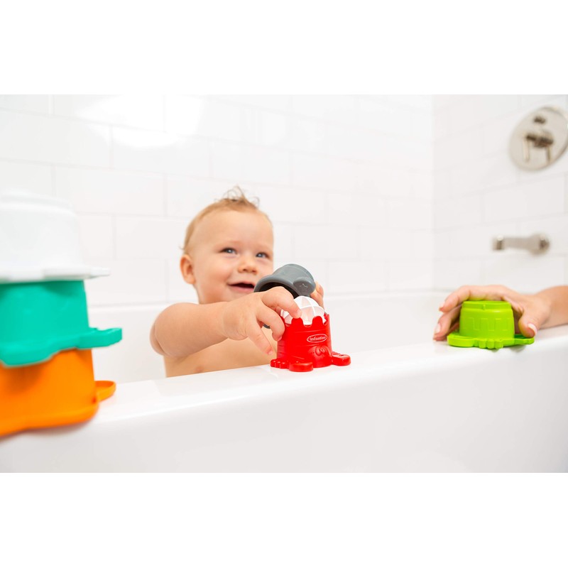 Infantino Stacking Cups With Water Mill, set of 8 pieces