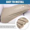Smiry Waterproof Couch Cushion Covers, Stretch Jacquard Thick Sofa Cushion