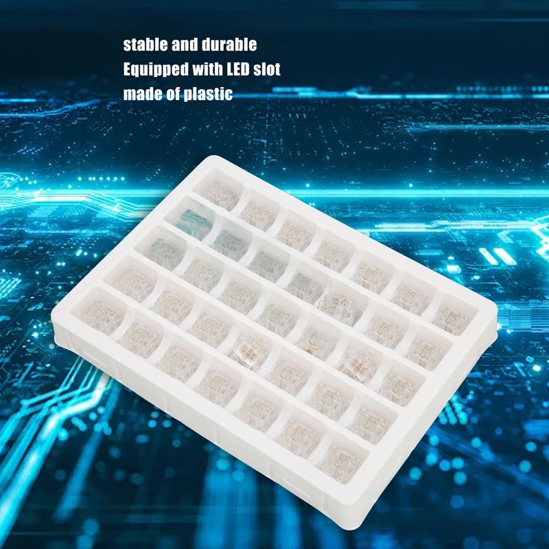 35 Pcs Mechanical Keyboard Switch Linear Dustproof Mute Long Service