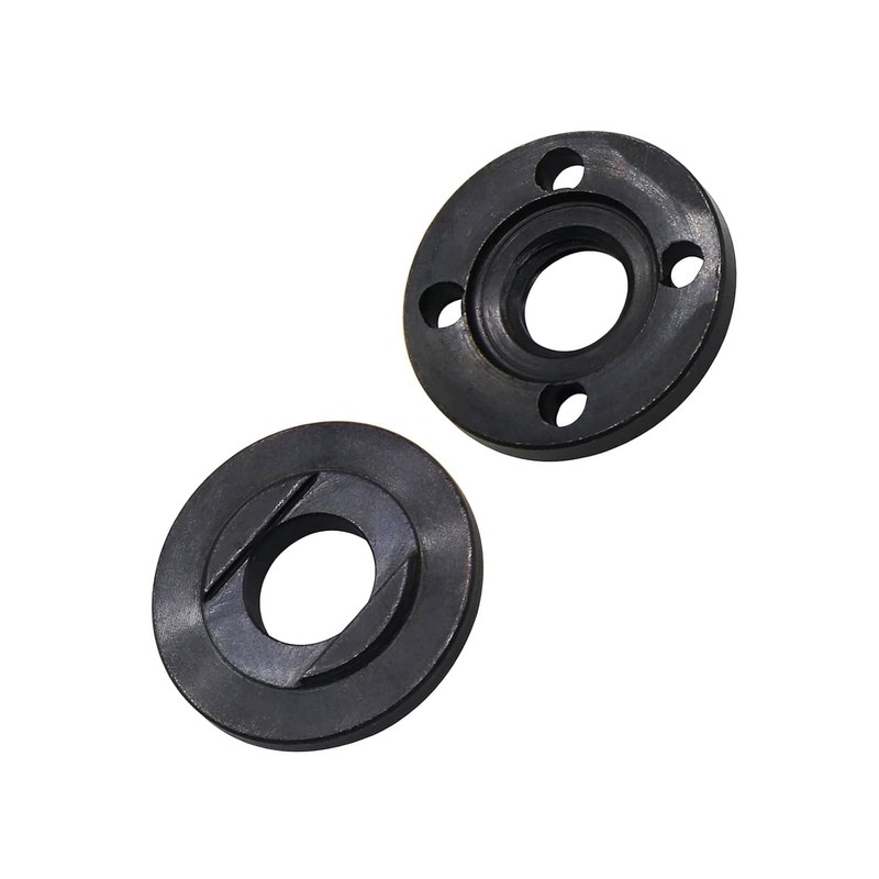 Metal Angle Grinder Inner Outer Flange Nut（3 Set）Replace Black &