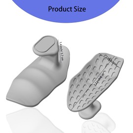 Anti-Slip Workout Grips, Ergonomic Rubber Hand Protector Gloves for Gym Training and Exercise, Weight Lifting, Dumbbell, Deadlift, Bar Pad Pull Up Grippers with Storing Bag-Gray