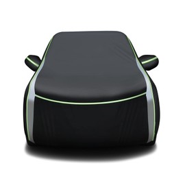 Cartist SUV Car Cover Fits for Forester 1998-2024 2025 2026, All Weather Car Covers Outdoor for Forester Accessories, Waterproof with Zipper & Reflective Safety Strips