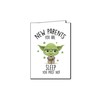 Funny Cheeky New Baby Pregnancy New Mum Card - YODA