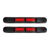 Diamall 2 PCS Car Bumper Guard Strip, Anti-Collision Foldable Bumper