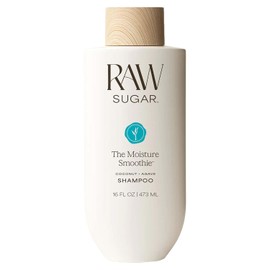 RAW SUGAR, The Moisture Smoothie Shampoo, con Coco y Agave, Fortalece y Nutre, Repara el Cabello Normal a Seco, 16 OZ
