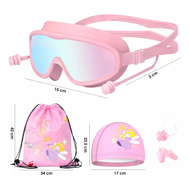 Retolit Gafas Goggles Natación Para Niños Antivaho Protección 6 En