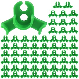Jiozermi 60 Pcs Low Stress Training Clips, 90 Degree Plant Stem Trainer, Garden Plant Branch Bender Bud Trainer Clips Vining Plant Clips for Vine Plant Gardening (Green)