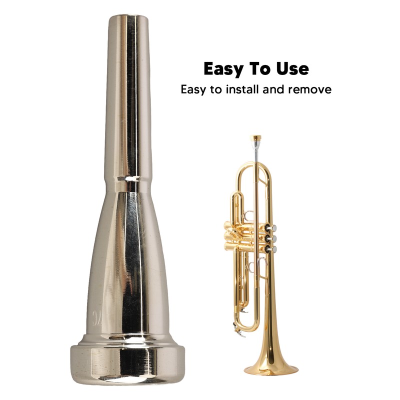 7C Trumpet Mouthpiece Metal Mouthpiece Instrument Accessory for Musical Performance