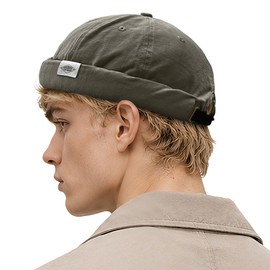 [Croogo] Roll Cap Men's Women's Brimless Fisherman Cap Cotton Watch Round Plain Spring Summer Casual Fashion Hat