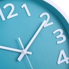 Crosstime Turquoise Wall Clock 30 cm, Children's Wall Clock Without