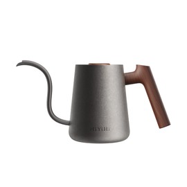 Coffee Kettle, Coffee Pot, Drip Pot, 20.3 fl oz (600 ml), Direct Fire, Coffee Pot, Stainless Steel, Camping Kettle, No Thermometer, Gray