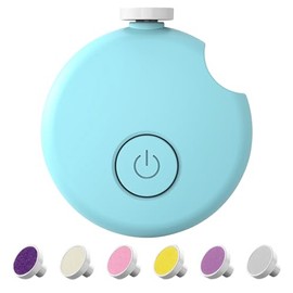 Cortauñas eléctrico para bebés, cortauñas Tinabless, lima de uñas 6 en 1, kit de manicura para bebés y niños pequeños (Azul)