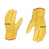 Unisex Leather Work Working Driving Gloves - Premium Quality -