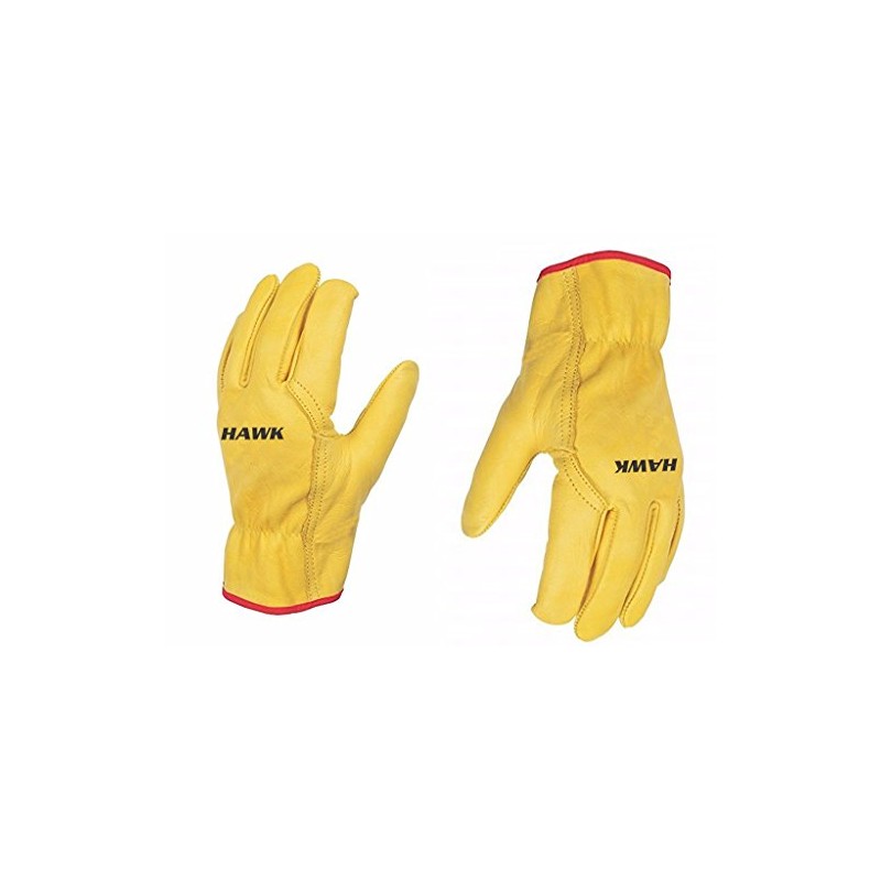 Unisex Leather Work Working Driving Gloves - Premium Quality -
