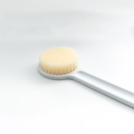 XKVUKXO Long Handle Body Brush, Manual Dry Brushing with Stiff Bristles, Exfoliating Bath Brush for Back & Body