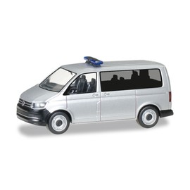 Herpa 12911 Volkswagen Vw T6 Bus Mini Kit, Metallic Silver