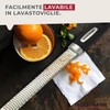 Fackelmann Grattugia lunga per formaggio, grattugia manuale per limoni, agrumi,