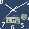 Foxtop Digital Wall Clock with Time, Day of Week and