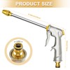 Garten Handbrause, Gartenschlauch Metall Spritzpistole,Hochdruck-Zinklegierung Garten Handbrause Turbo Washer für