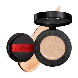 L'Oréal Paris Infallible 24H Fresh Wear Base de Maquillaje en Cushion, Alta Cobertura con Acabado Mate, 24H Larga Duración y Control de Brillo, Tono 1