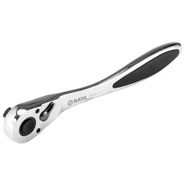 SATA ST13970SC Umschaltknarre, Ratsche 1/2"/12,7 mm, für extra hohe Beanspruchung mit 60 Zähnen, 6° Betätigungswinkel und gekröpftem rutschfestem Griff
