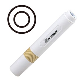 シャチハタ スタンプ 簿記スタンパー ◎ 印面6ミリ X-BKL0102 黒