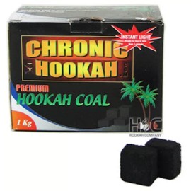 Chronic Coals Hookah Natural Coconut Charcoals 108pc