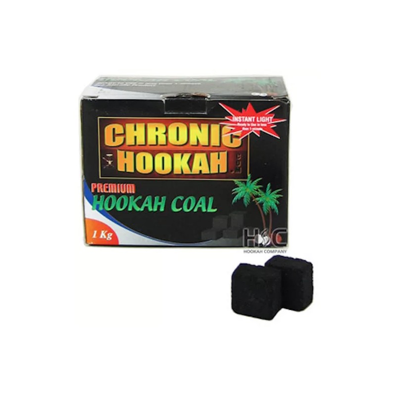 Chronic Coals Hookah Natural Coconut Charcoals 108pc