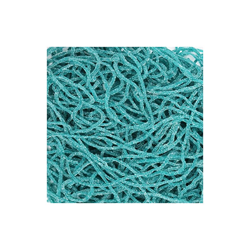 Smarty Stop Licorice Laces Gummy Candy (Blue Raspberry, 2 Pound