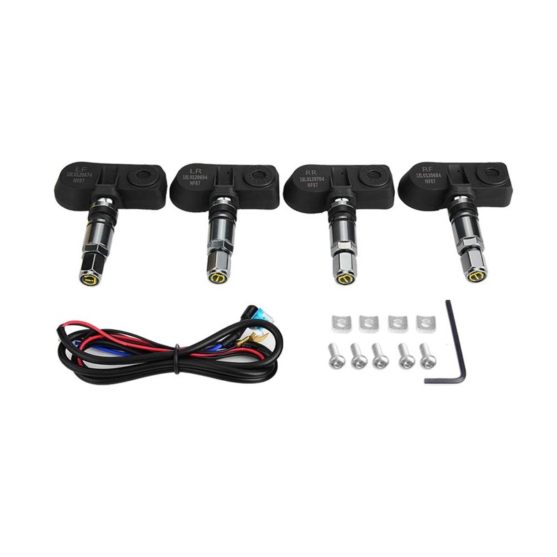 Tire Pressure Sensor,Car Tire Pressure Monitor System TPMS with 4