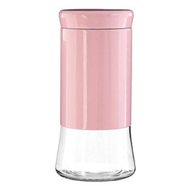 Premier Housewares Homeitem, Glass, steel, Pink, 12x12x24