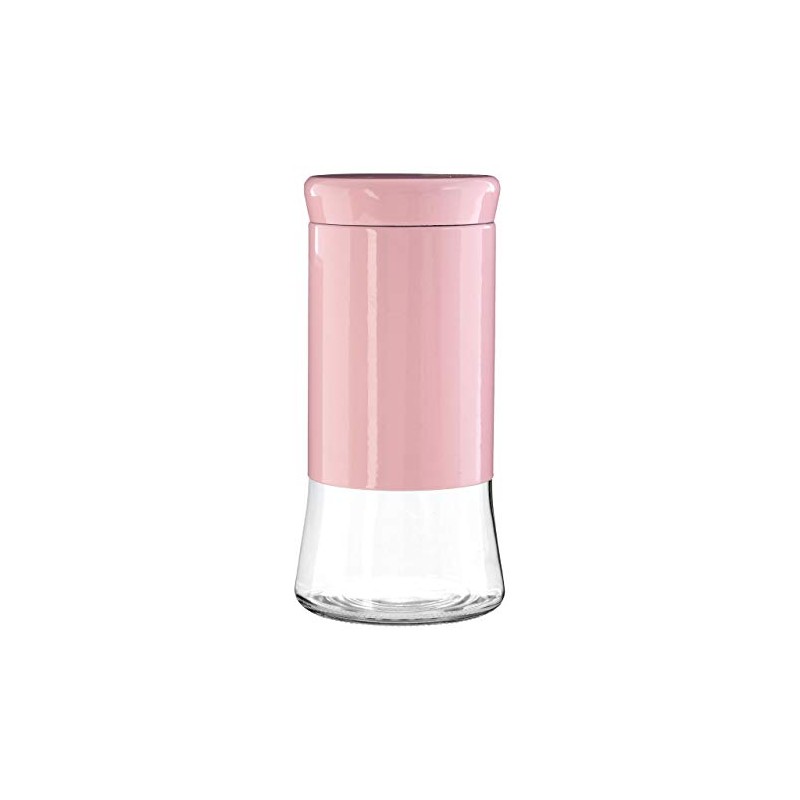 Premier Housewares Homeitem, Glass, steel, Pink, 12x12x24