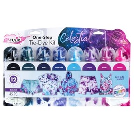 Tulip - Kit de teñido anudado de un paso con 8 colores para un solo paso, color celestial