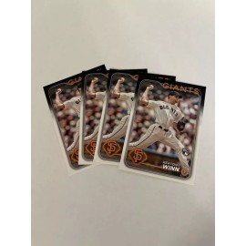 2024 Topps #83 Keaton Winn San Francisco Giants "4-card ROOKIE lot "
