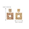 Clearine Square Statement Earrings Art Deco Sparkly Rhinestone for Women