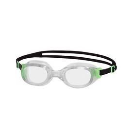 Speedo Unisex Erwachsene Futura Classic Schwimmbrille, grün/klar, Einheitsgröße