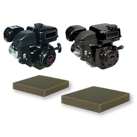 JMCHstore 2 Air Filter Foam for Predator non hemi 212 Engine, Square Shaped Sponge Cleaner Element For Harbor Freight Rato Power Motor R210III 212cc Gas Engine