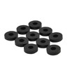 Danco 88569 Rubber Flat Washer, 1/2-Inch, 10-Pack, Carded , Black