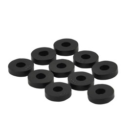 Danco 88569 Rubber Flat Washer, 1/2-Inch, 10-Pack, Carded , Black