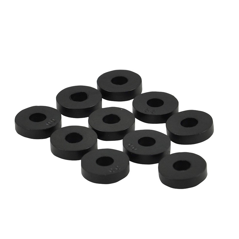 Danco 88569 Rubber Flat Washer, 1/2-Inch, 10-Pack, Carded , Black