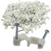 FLAT White 7mm Cable Clips for 1mm2 Twin & Earth