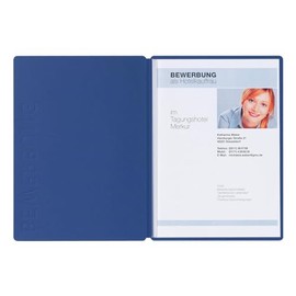 Bewerbungsmappe Solo Blue