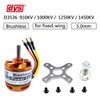 DYS D3536 910KV/1000KV/1250KV/1450KV 5.0mm Brushless Outrunner Motor 2-4S for Multicopter