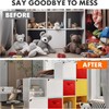 powerking Storage Bins, Foldable Fabric Storage Cubes and Cloth Storage