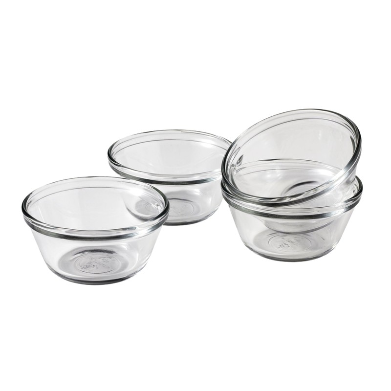 Anchor Hocking 6-Ounce Glass Custard Cups, Set of 4