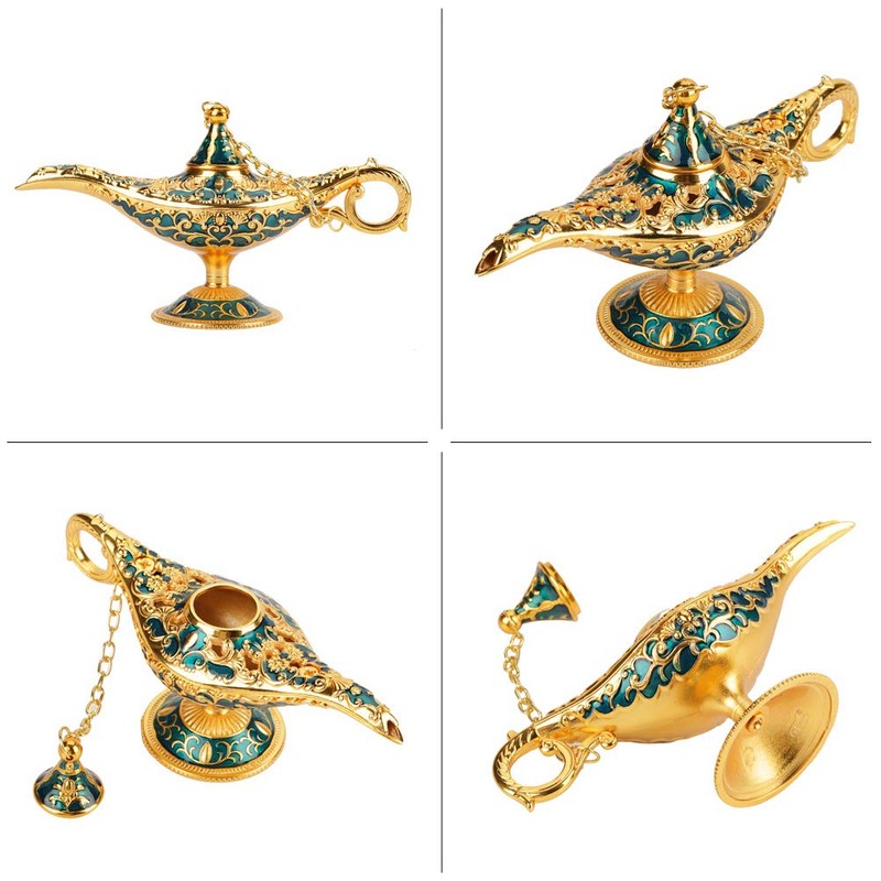 LetCartMaker Miracle Lamp, Elegant 3D Relief Design, Aladdin Lamp, Genie
