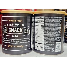 Trader Joe's Step Up to The Snack Bar Mix 12oz 340g (2 Cans)