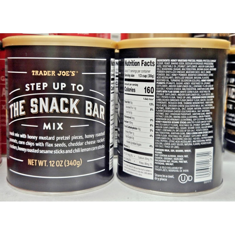 Trader Joe's Step Up to The Snack Bar Mix 12oz